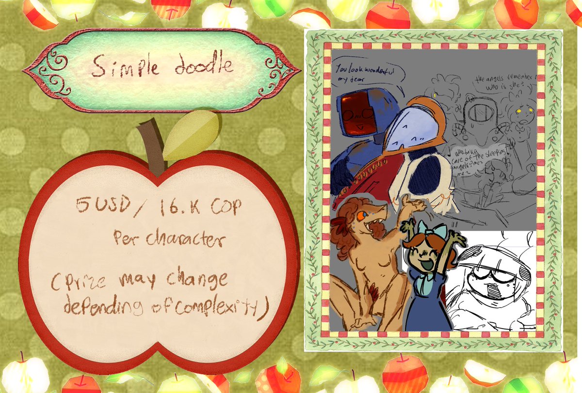 persie1603's tweet photo. hello! im opening comissions, trying to learn who this works and collecting a bit of money to stop depending from my mom economically, if anyone is interesed contact me via discord on my link tree :) https://t.co/ECr7AGHGnT