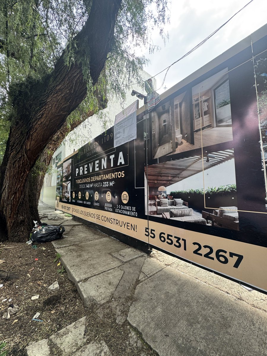 revuelta2020's tweet photo. @LuisMendozaBJ Y el árbol de Rebsamen y san Borja por qué lo cortaron? Apoco una empresa privada dictamina que si se puede! la publicidad de la inmobiliaria ya te lo vendía sin árbol @BJAlcaldia @ClaraBrugadaM @supercivicosmx @LuisMendozaBJ el árbol no estaba muerto https://t.co/AE6xa7MacO