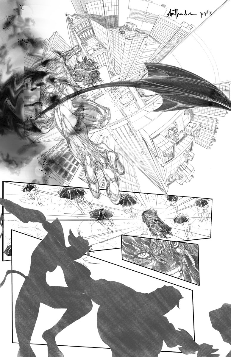 abarca__daniel's tweet photo. Page 3 is out!.
 Pg 1.2.3.
Page 4 is the reveal! 
Nightcrawler &amp; DD Vs.....
#marvelcomics #art #anime #artprocess #comicpanel https://t.co/aJ4q5Ts6CX