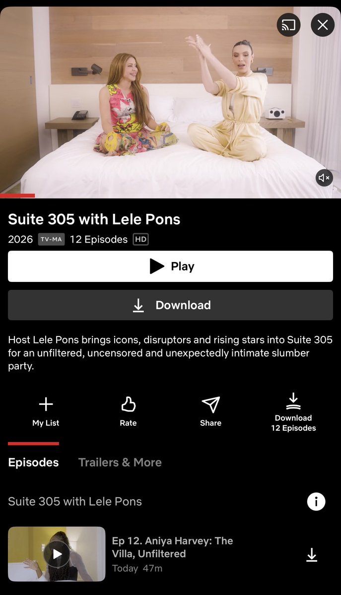 AniyaCore's tweet photo. OMGGG ANIYA HARVEY is on Netflix with Lele Pons. Episode 12 of Suite 305: Aniya Harvey: The Villa, Unfiltered https://t.co/LIYvUSqjGQ