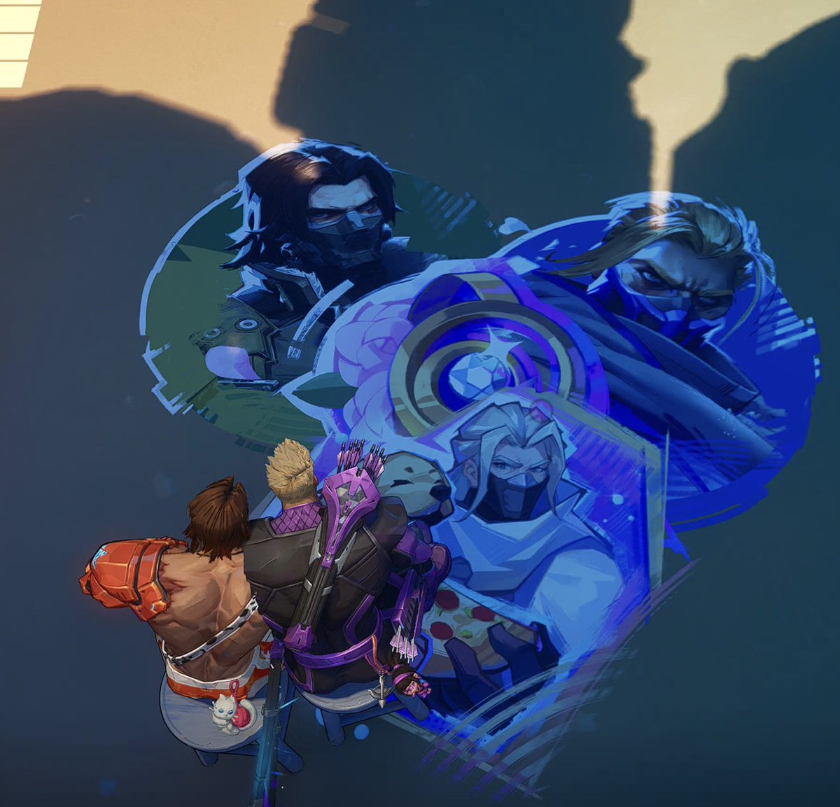 MrBuckyWalker's tweet photo. Sitting butt to butt bc they are that clingy.

#Winterhawk https://t.co/QRdiQlGde2