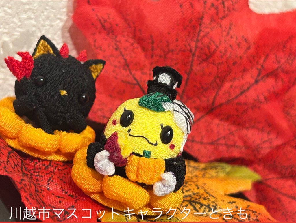ReilaHandmade's tweet photo. 10/3ウニクス南古谷
ハロウィンちりめんときも🍠 https://t.co/m9WdFNJKjJ