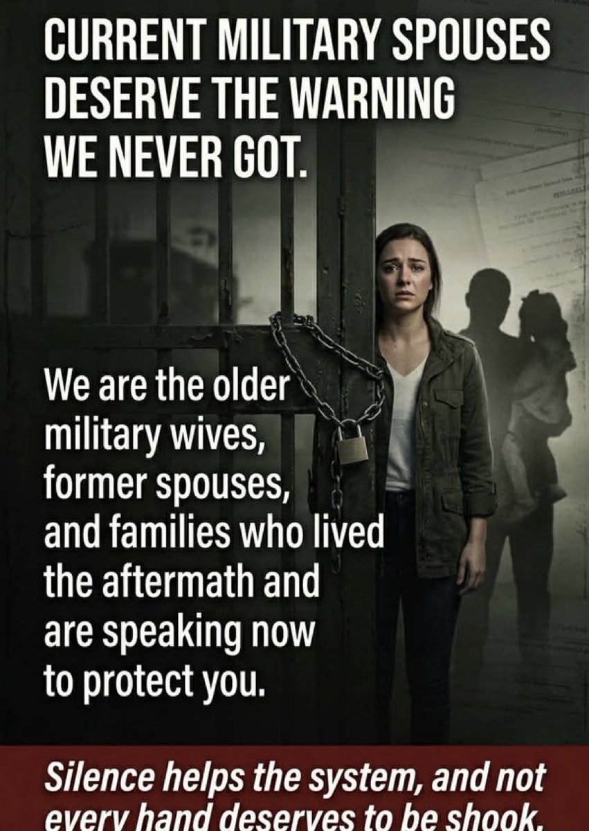Ma7yru's tweet photo. No care for divorcing military spouses & child support but... Illegals are the priority?
No & a bigger NO.
We are the only demographic group through which the Federal Government; VA & Congress chose to wage war vs. innocent US mil families/civilans. Fed Law trumps state divorce EQ & child support. State assigned debt remains. Homelessness, bankruptcy,Generational poverty.💔❤️🇺🇸
@RepNancyMace @NickJFreitas @xx_xyathletics @POTUS