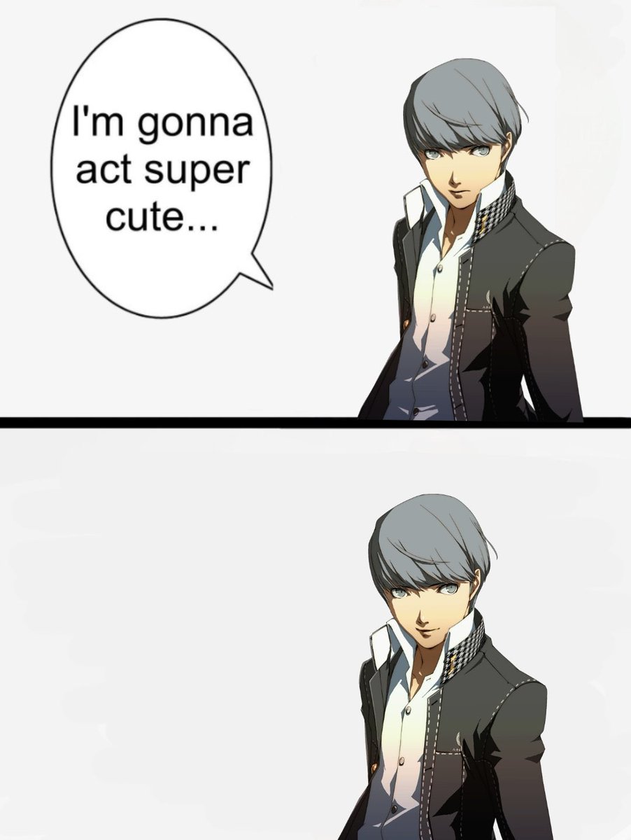 Masterphil2098's tweet photo. Yu Narukami, trying his best 🔥 https://t.co/NTXAQ6zuMq