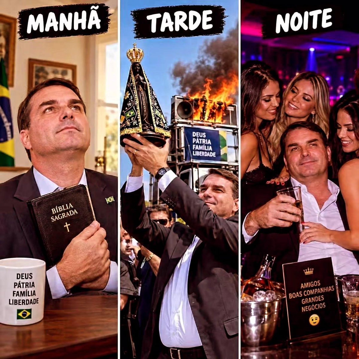 Galo13's tweet photo. @Haaaysb Até as pedras sabem que o Lula falava de exames ginecológicos. E por falar em meninas, já sabem a idade das meninas que participaram das orgasmo do Flávio Rachadinha? https://t.co/FrnHi5n0aS