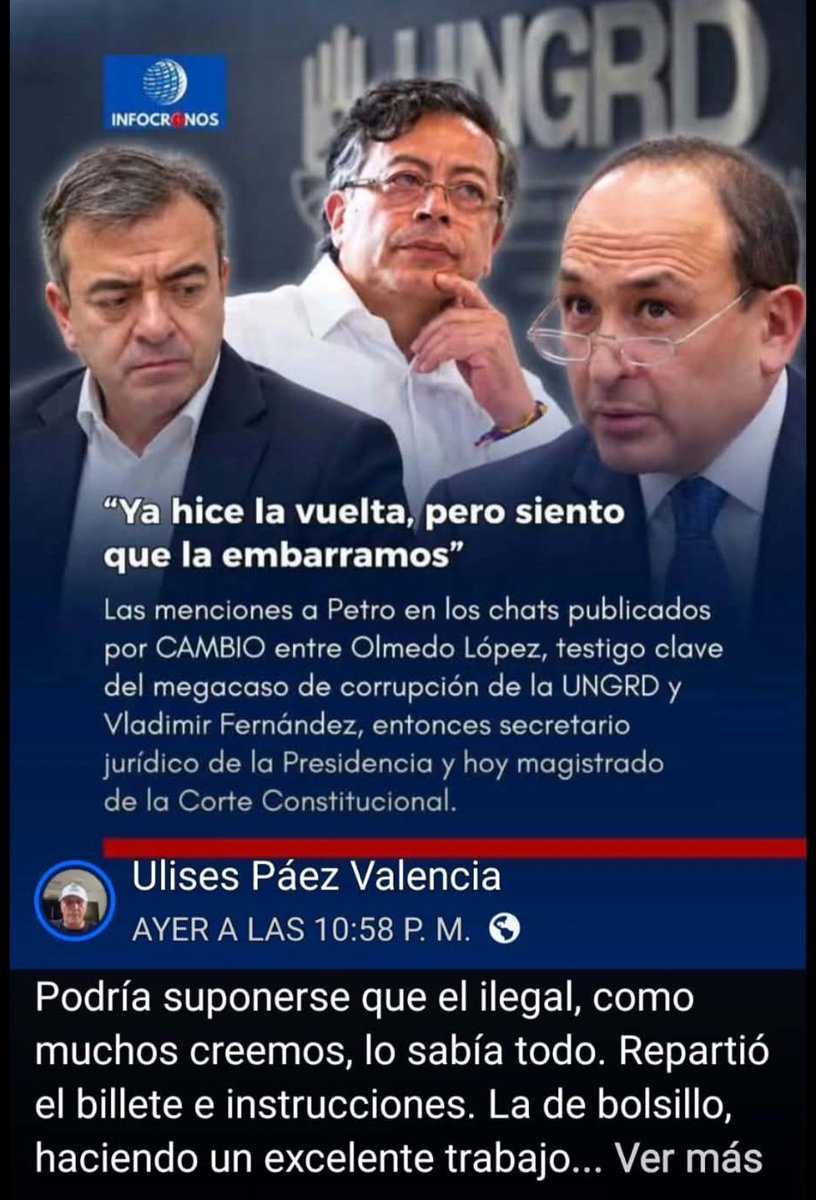 KLea79107265's tweet photo. Y entonces srs Mafistrados d la @CConstitucional como ese corrupto d #VladimirFernandez sigue Activo en esa Entidad 🤷⁉️
Será q los convenció con Plata o con cargos d conciencia 🤷🤔⁉️ https://t.co/8YxBFtSfqb