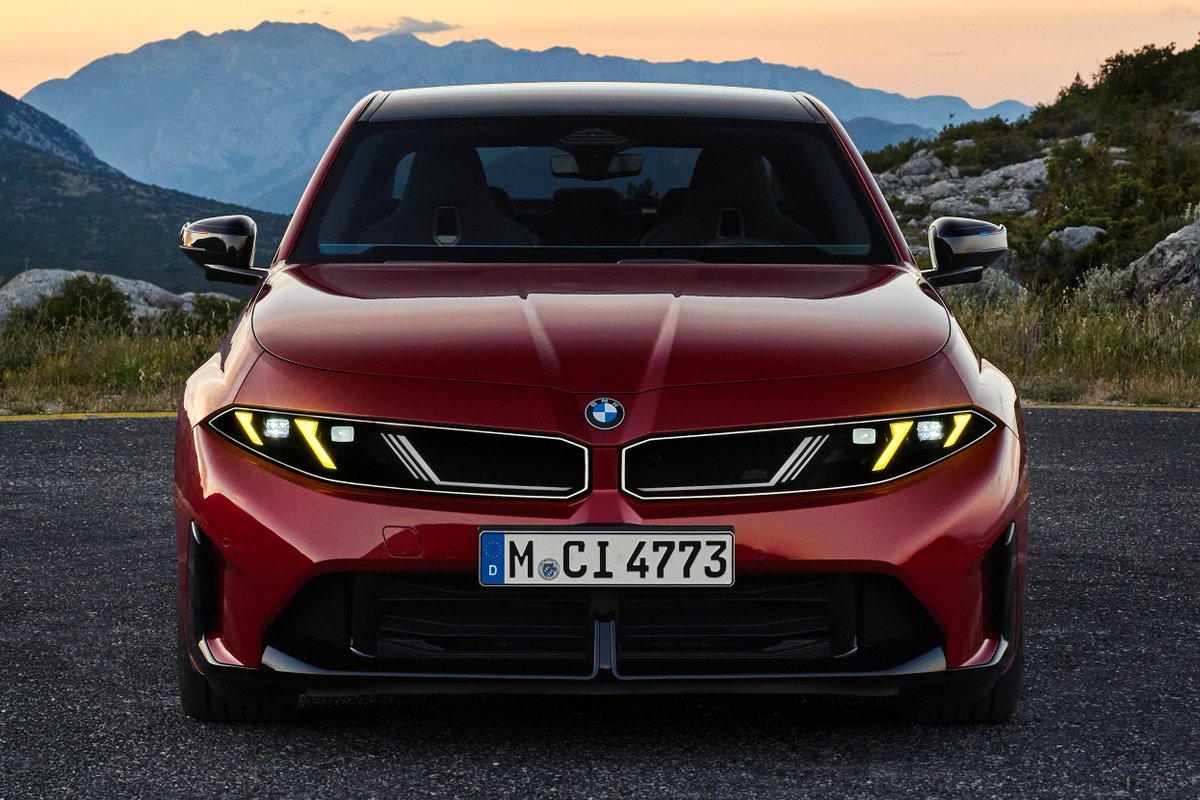 Earlsimxx's tweet photo. The new 2027 BMW M350 xDrive (G50) - successor to the M340i xDrive. What do you think?

- Neue Klasse design
- 3.0L inline 6 turbo B58 + 48v
- Output 443hp, 580 nm
- 8 speed steptronic 
- 0 to 100 km/h in 4.1s
- Top Speed 250 km/h (limited) https://t.co/bLSw21MmjO
