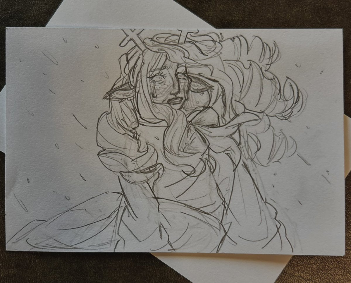swordmahess's tweet photo. Snowgrave sketch #deltarune https://t.co/op2qsCXKBD