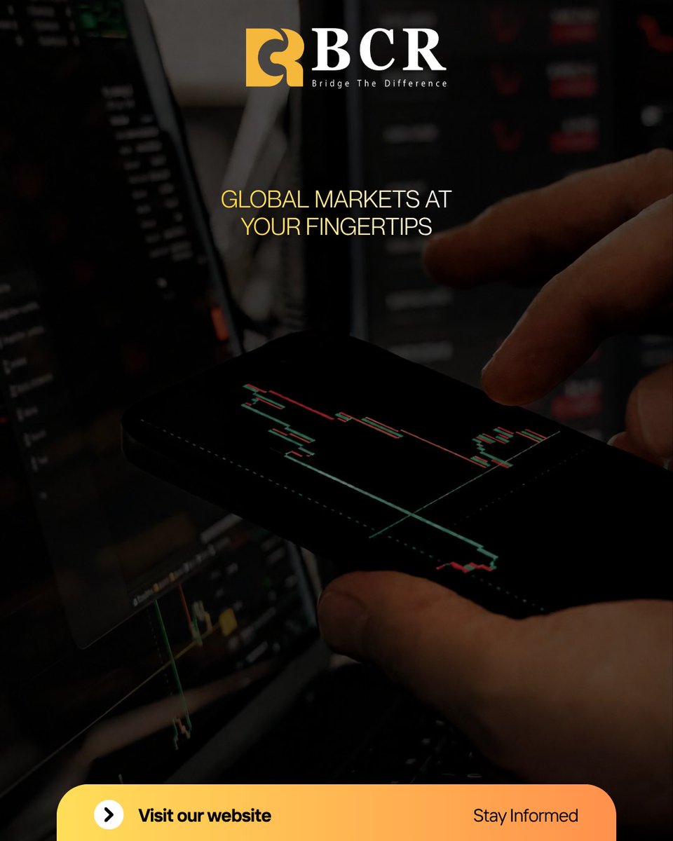 bcrgroupglobal's tweet photo. Stay informed, stay connected, and trade with confidence with BCR.

#thebcr #bcrtrading #bcrglobal https://t.co/WrAtjGC1cy
