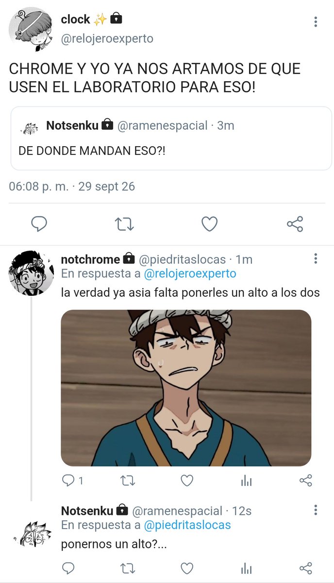 Kirimari17's tweet photo. Un dia normal en el KoF

Al Chrome no le encontraron trapos sucios por eso le cayó a joel 
#sengen #Gensen #saijoel #stanxeno y #Chrome https://t.co/ISjReu5Mat