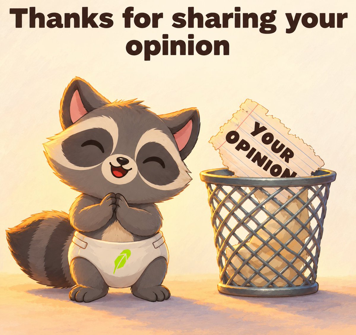 coonrobinhood's tweet photo. Your FUD has been received and filed accordingly. $COON https://t.co/WJVdQ7f8Gp