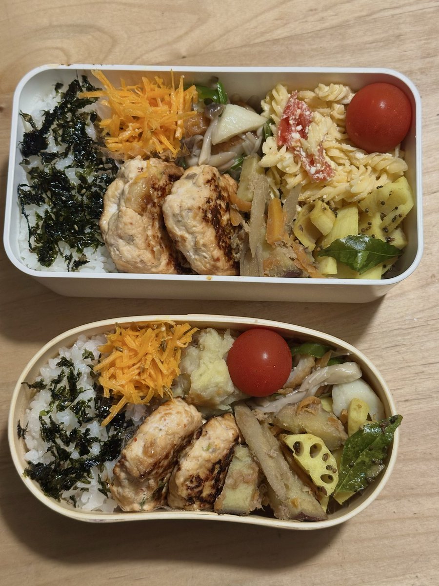 Peanut___nut's tweet photo. おかず一つ入れ忘れた
埋まらないなと思ったんだよなぁ

#夫弁当　#自分弁当 https://t.co/8HpOSN7Et9