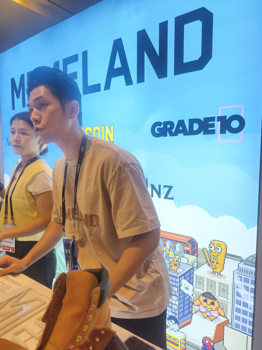 gomddun's tweet photo. @Memeland @Memecoin #memland
밈랜드부스에 왔어요 https://t.co/0hOru7bNoO