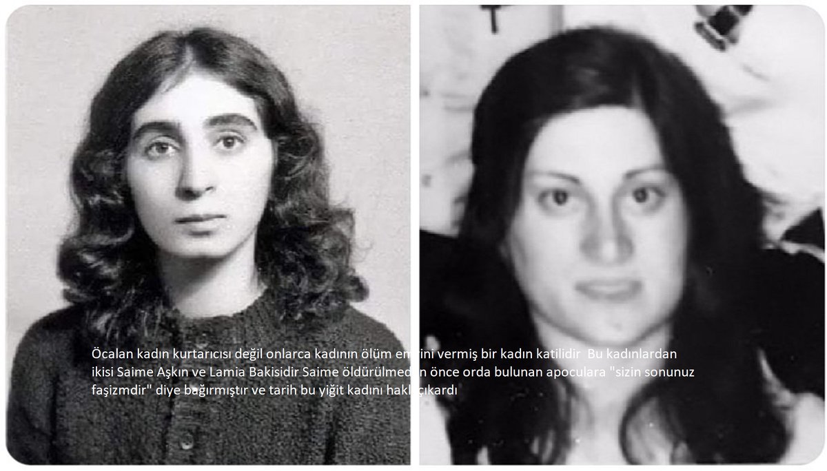 elihbatmanisyi's tweet photo. PKK'İN Öcalan'ın İç infazda Öldürdüğü Batmanlı DR Lamia Baksi. Bu iki kız kardeş İç infazda öldürdü PKK Ortada ceset yok? Cenaze yok. Saime Aşkın. Şimdi Soruyorum bunların cenazeleri nerede? Özel eşyaları nerede? Kemikleri nerede? Bu Kürt kıran hareketi PKK. https://t.co/XmcRDT5II4