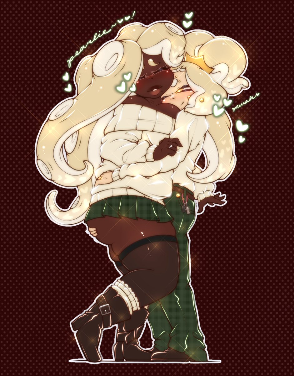 bxllflowersss's tweet photo. lets be really lesbian and be all matchy matchy and participate in abhorrent pda! says pearl and marina without a second thought https://t.co/ldrh2gaFOT