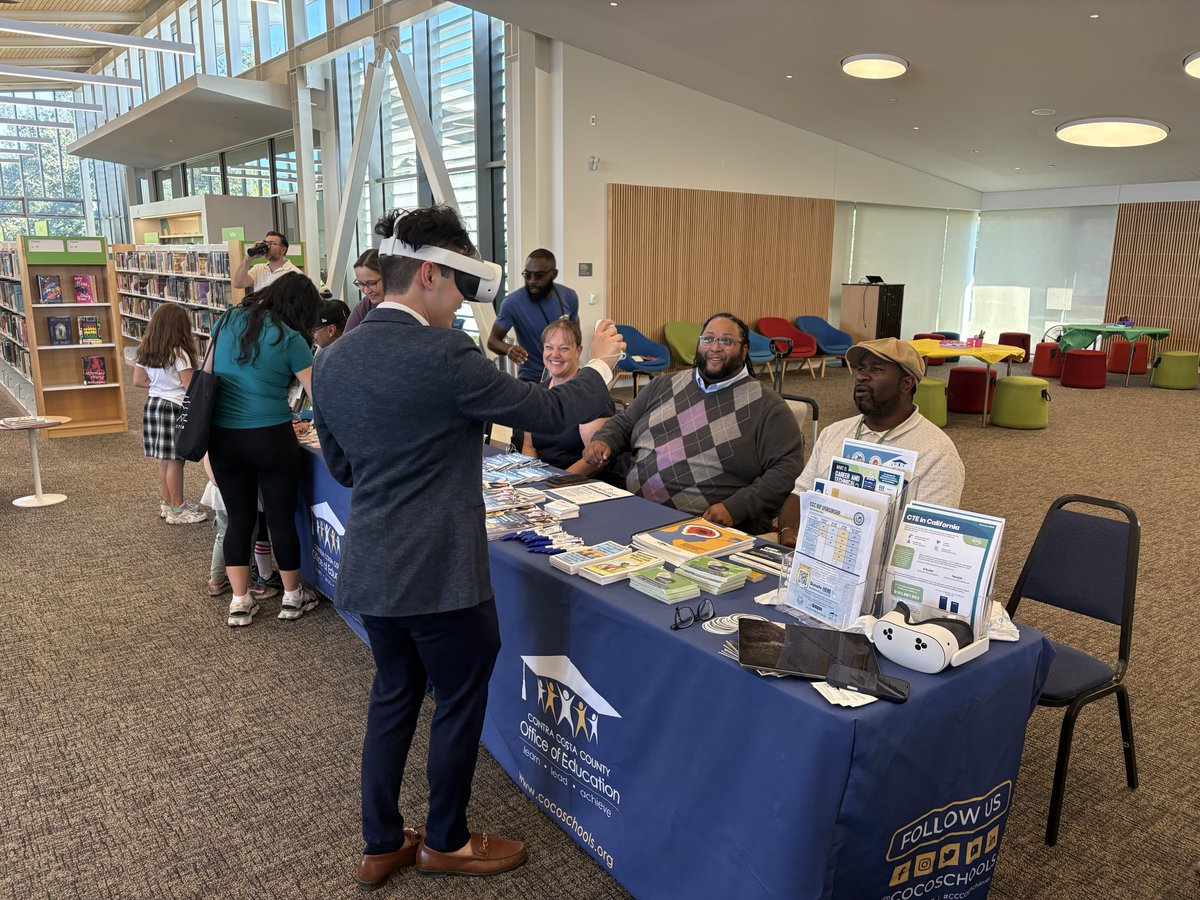 CoCoSchools's tweet photo. We're at the Contra Costa County Block Party! Meet CCCOE staff and learn about resources. Join us until 7 p.m.! https://t.co/WfxIHIMqCD #ContraCostaCounty #CCCOE #CommunityPartners https://t.co/pirF5iTWfD