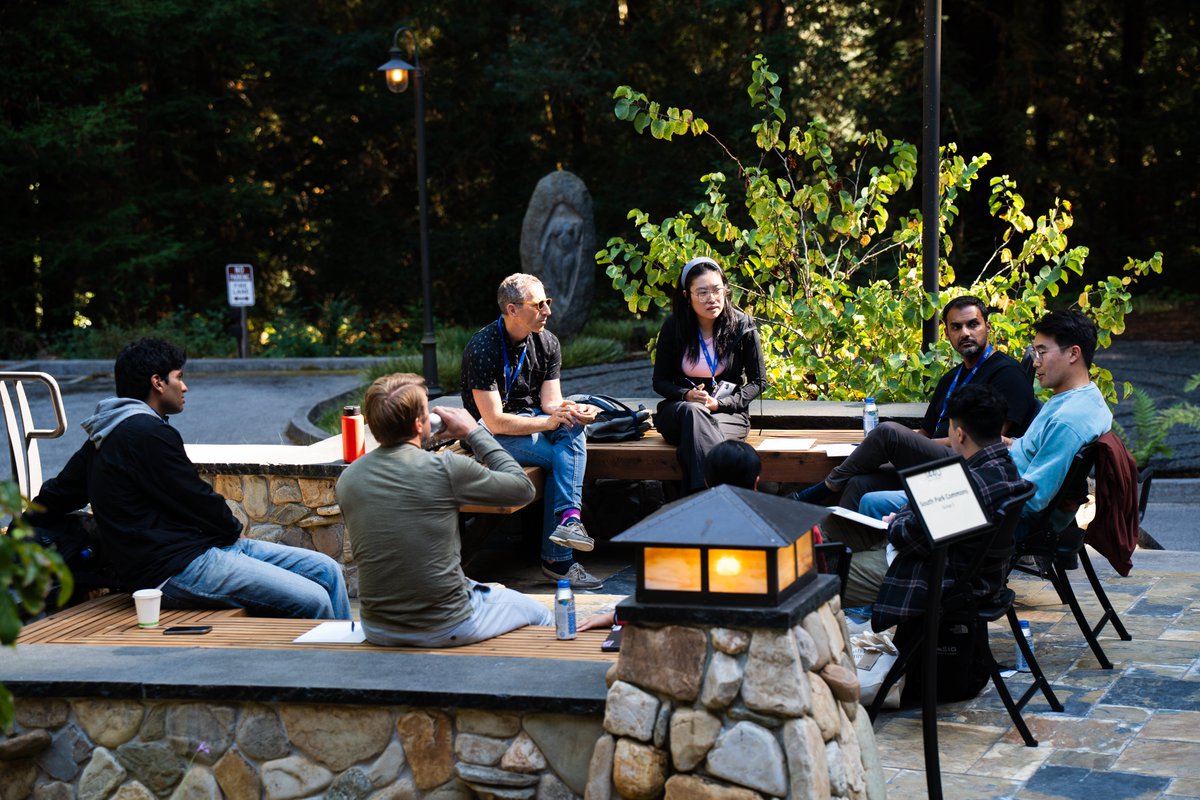 evantana's tweet photo. Kicking off our latest @spc cohort of frontier builders.

An extraordinarily talented and inspiring group working across computational biology, model alignment, AI quantization, aerospace, manufacturing, and more.

They’re starting companies at the most consequential moment I’ve lived through. What a time to build.

Let's get to work.