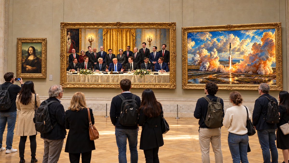 iam_smx's tweet photo. This is what the Louvre should look like right now. https://t.co/wptY1XVZTv