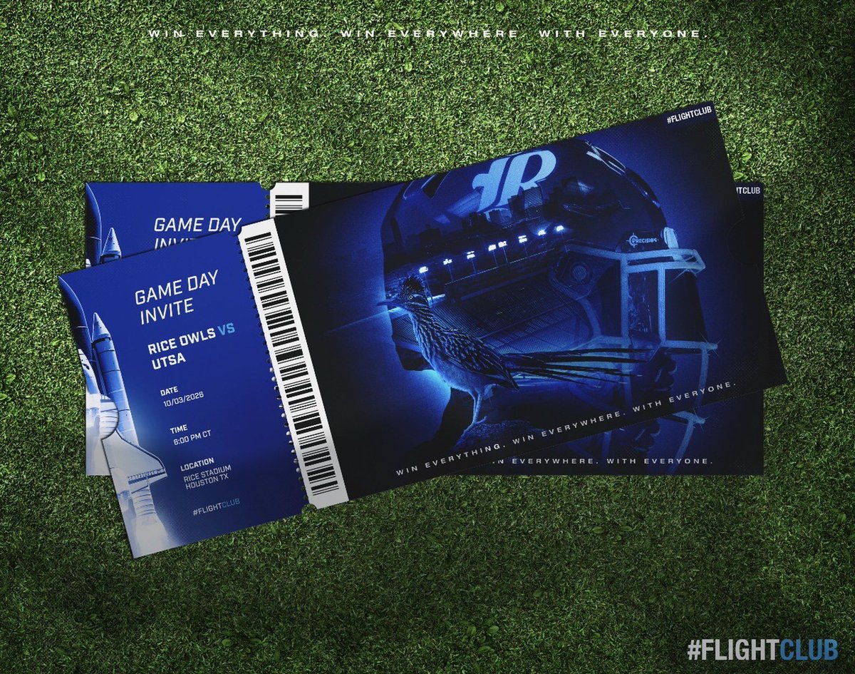 Callawayjr2028's tweet photo. I’ll be at @RiceFootball on Saturday for a gameday visit! 🦉🦉 @CoachWilson_ https://t.co/mn4zNjp3i0