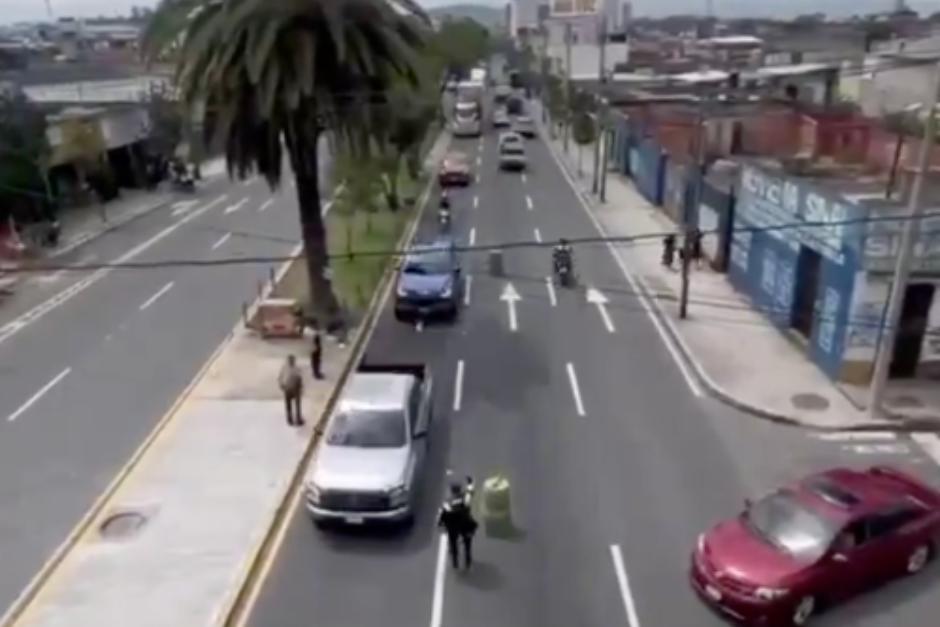 Habilitan carril tras ataque armado en zona 6 (Video)