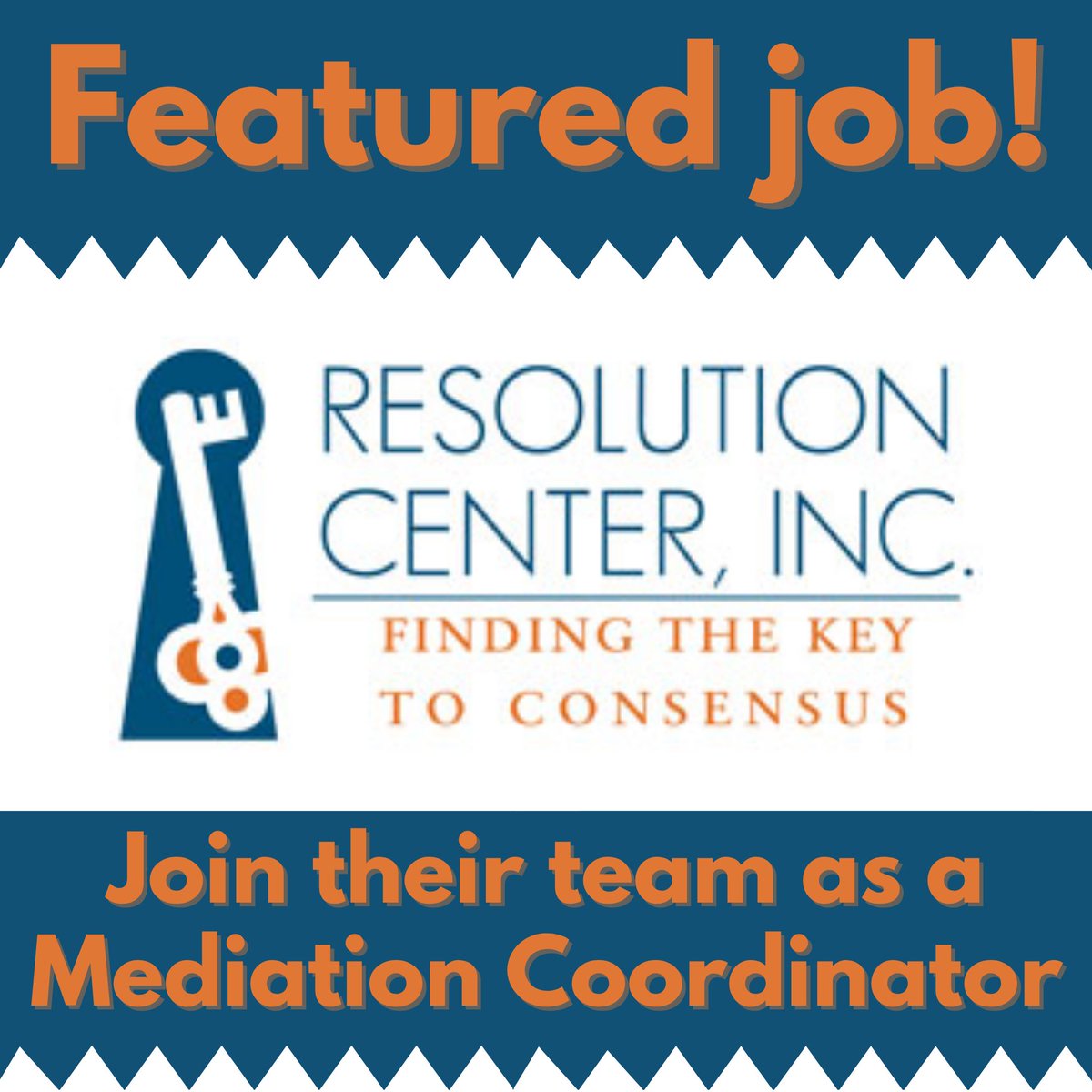 JobsThatHelpWI's tweet photo. A Mediation Coordinator is sought (learn more 👉 https://t.co/kdVlUQeIUm) in #FondDuLac by the Resolution Center. $20 / hr + paid holiday time off—apply today for this important #job opening!

#NonprofitJobs #FondDuLacWI #FondDuLacJobs #FondDuLacCounty #Wisconsin #WI #WIjobs https://t.co/yALqXI3Op9