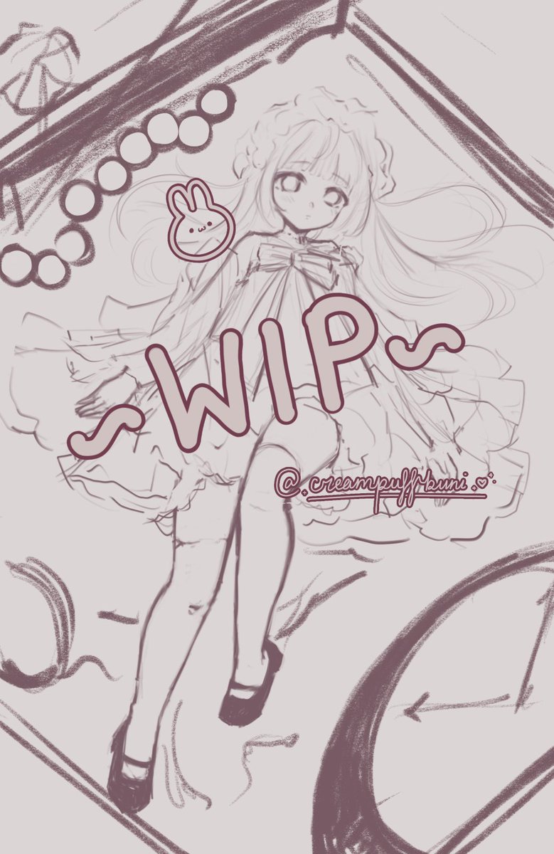 creampuffbuni's tweet photo. work in progress!! :o https://t.co/pNOURPfnKH