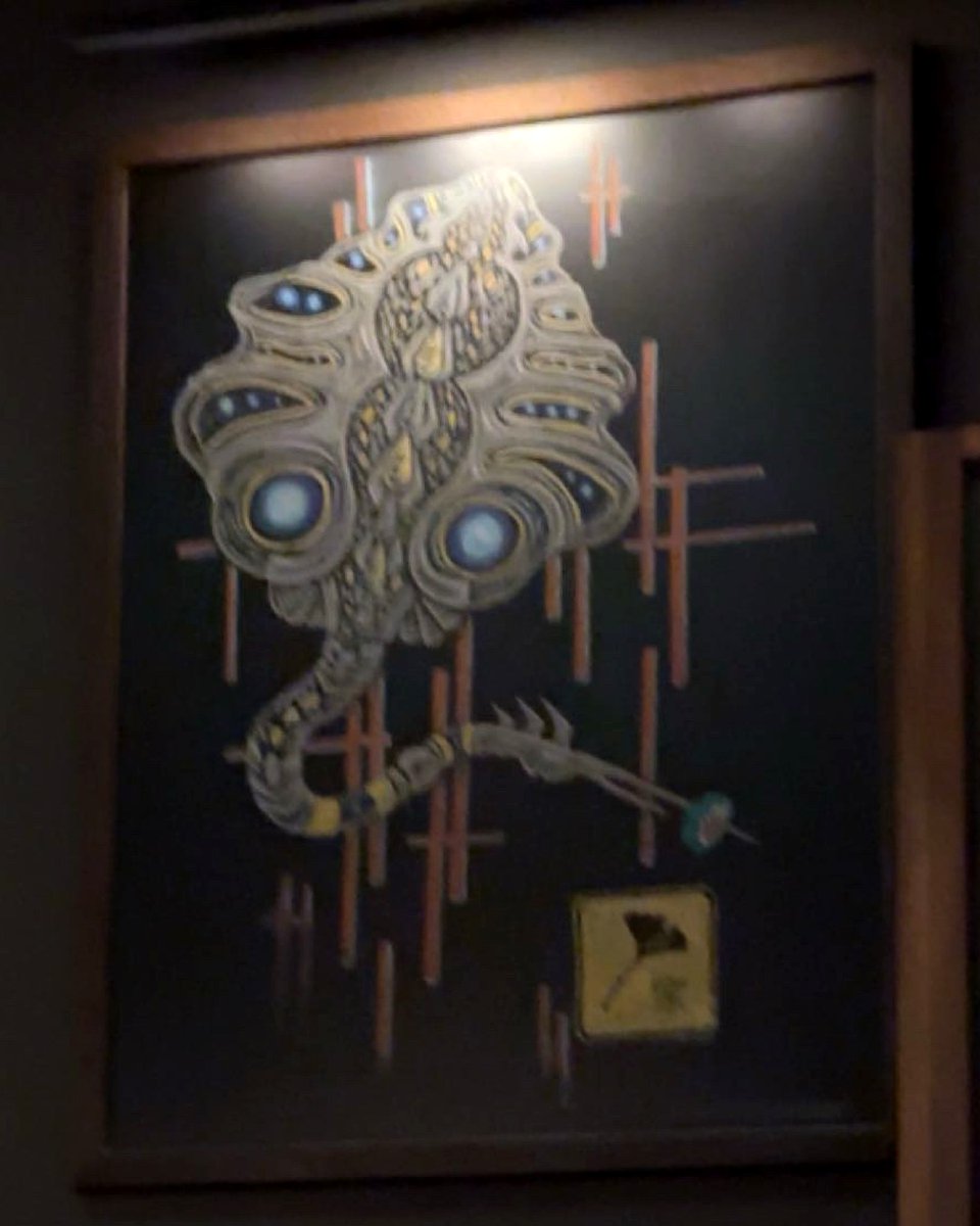 JHuettOfficial's tweet photo. Caught this on the wall tonight and couldn't stop looking at it.
Eyes everywhere. Every line on purpose. Nothing wasted.
That's the energy I want in the room this week.
Best piece of art you've stumbled on somewhere random? Drop it.
#DoItWithHuett #RealRecognizeReal https://t.co/h6I9kXYZeT