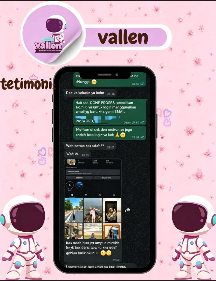 moisluo's tweet photo. All JASA RECOVERY AKUNN😻

📩JASA HAPUS AKUN 
📩JASA PEMULIHAN DAN BALIKIN AKUN LUPA PASWORD/KE HACK
📩JASA LACAK LOKASI
📩JASA SADAP WA
📩JASA LACAK HP HILANG BY NO HP/IMEI
📩JASA HACK/PEMULIHAN AKUN (EMAIL,IG,WA,TWITER/X, FB,TIKTOK)
 
☎️cek wa di bio fast respon☎️
#zonauang https://t.co/9KsQmk6Ozb