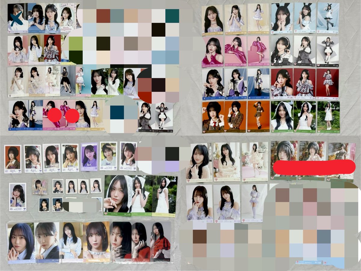 Love_maikaa's tweet photo. @tpxmjgtJpwm リプありがとうございます。黒チェック☑️6枚↔︎画像お借りしましてこちらの赤⭕️5枚とトレ可能でしょうか？検討よろしくお願いいたします。 https://t.co/vydNFcZXVI