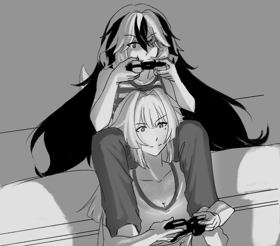 FukimeiSamsara's tweet photo. A quick one today!!! Gaming and shrimping on the girlfriend. #rkgk #corelia #dailycorelia https://t.co/Qxs6t1ZpwL