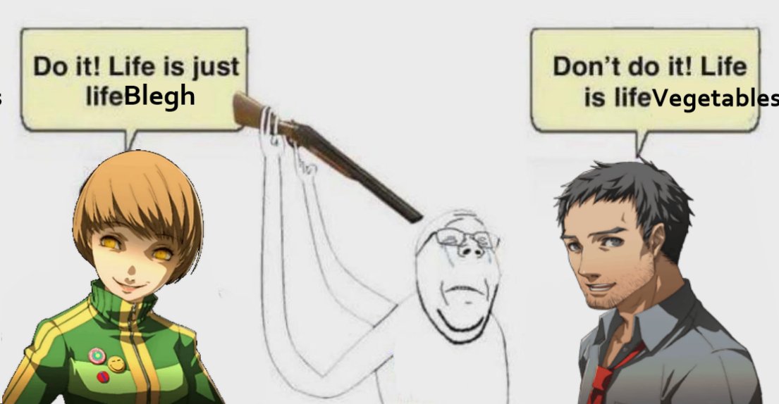 And2naJ's tweet photo. I saw this image in a dream keep being spammed in comments certain persona 4 posts. I have created what it looked like. I think I'm going insane https://t.co/pEcl8cvdcM