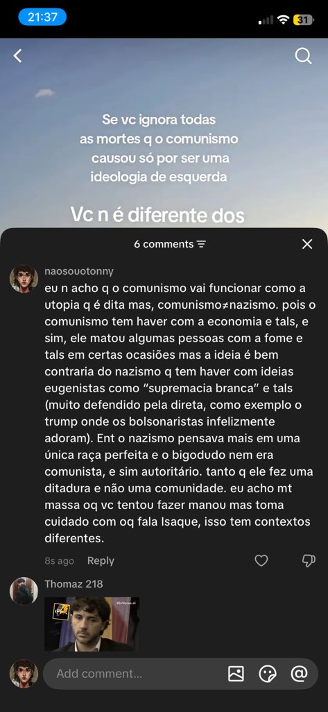 to1nhu's tweet photo. pessoa nem estuda antes de falar. https://t.co/XGCn9YjsWp