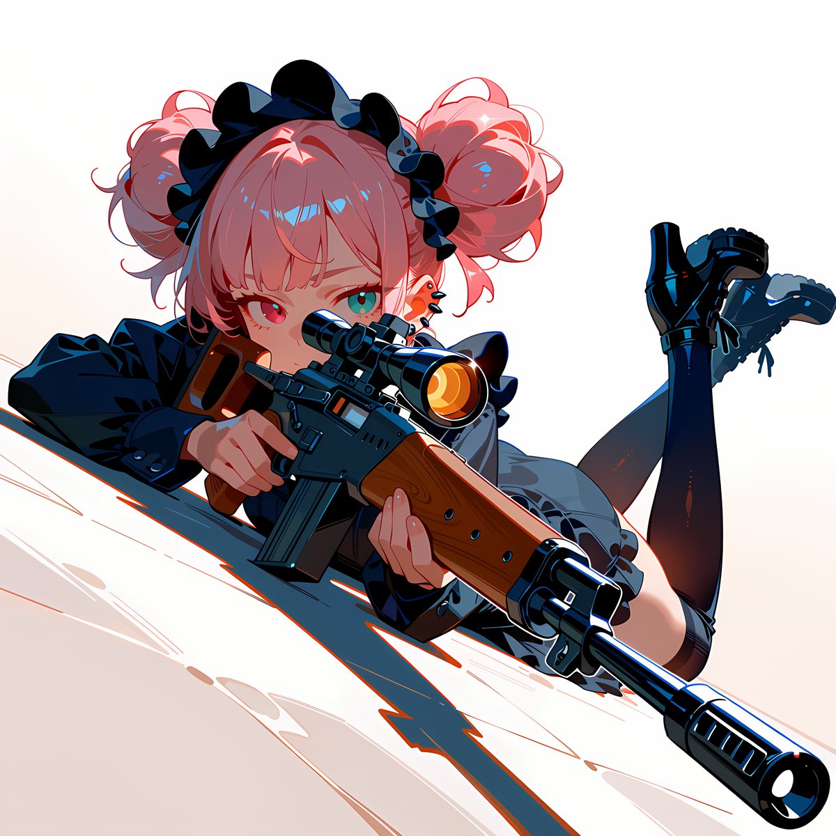 lucent_works's tweet photo. スナイパーゴズロリ
#AIイラスト　#AIart https://t.co/71apLV52e2