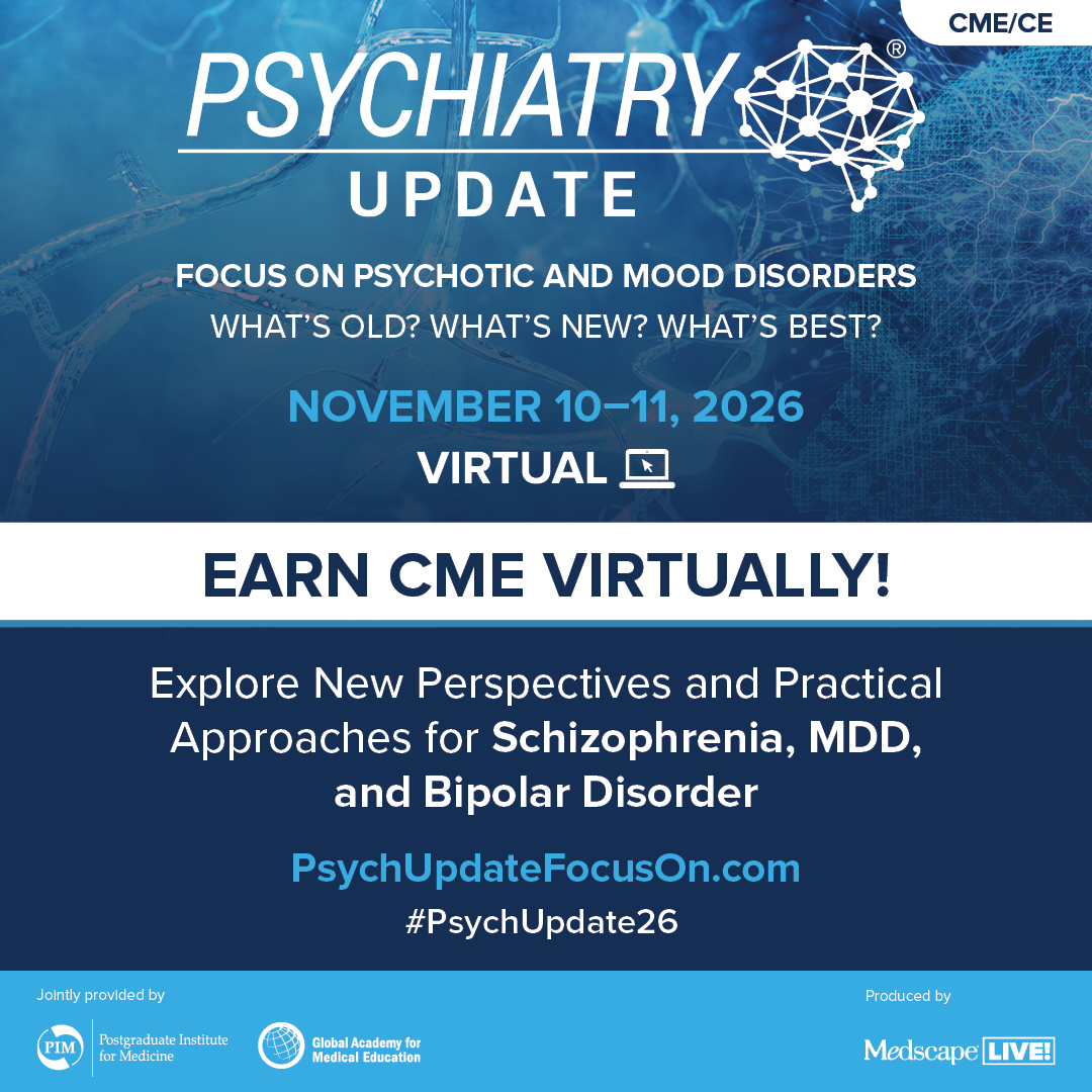MedscapeLIVE's tweet photo. 🧠 What’s old? What’s new? And what’s actually working in psychiatry? Join leading experts virtually Nov. 10–11 to unpack the latest in schizophrenia, MDD, bipolar disorder & agitation. 💡 Live Q&As + practical insights you can use! https://t.co/9qK1W6XjAN
#Psychupdate26 https://t.co/FeJ8BzLGFJ