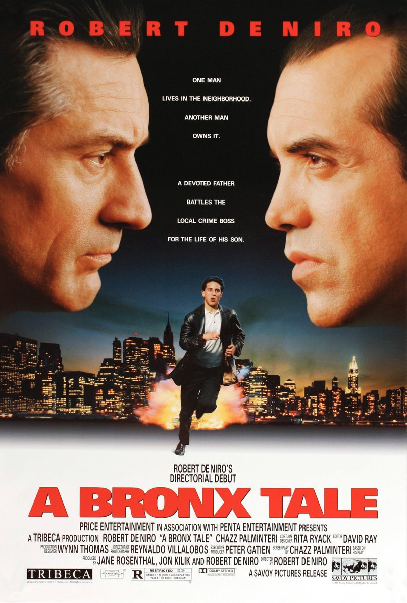 RetroNewsNow's tweet photo. 🎬Robert De Niro’s ‘A Bronx Tale’ premiered in theaters 33 years ago, September 29, 1993 https://t.co/zKi7lRIvIL