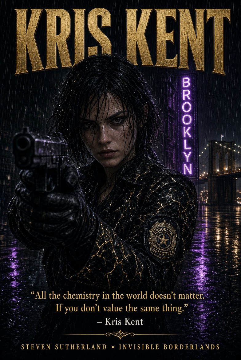 KrisKent4D's tweet photo. Kris Kent.
From Louisville. Brooklyn detective.
The character women have always hoped for.
She doesn’t just solve it.
She owns the night.
Noir mind. Enhanced power.
Invisible Borderlands.
— Steven Sutherland
#KrisKent #InvisibleBorderlands #NoirDetective #StrongWomen #WomenInMystery #FemaleLead #Brooklyn #Louisville #Puzzleween #Rocktober
She doesn’t just solve it.
She owns the night.
Kris Kent.
The detective women have been waiting for.
#KrisKent #InvisibleBorderlands #NoirDetective #StrongWomen #FemaleLead
Want a version with a call-to-action like “Comment 🕵️♀️🧩” so it matches your earlier community posts?