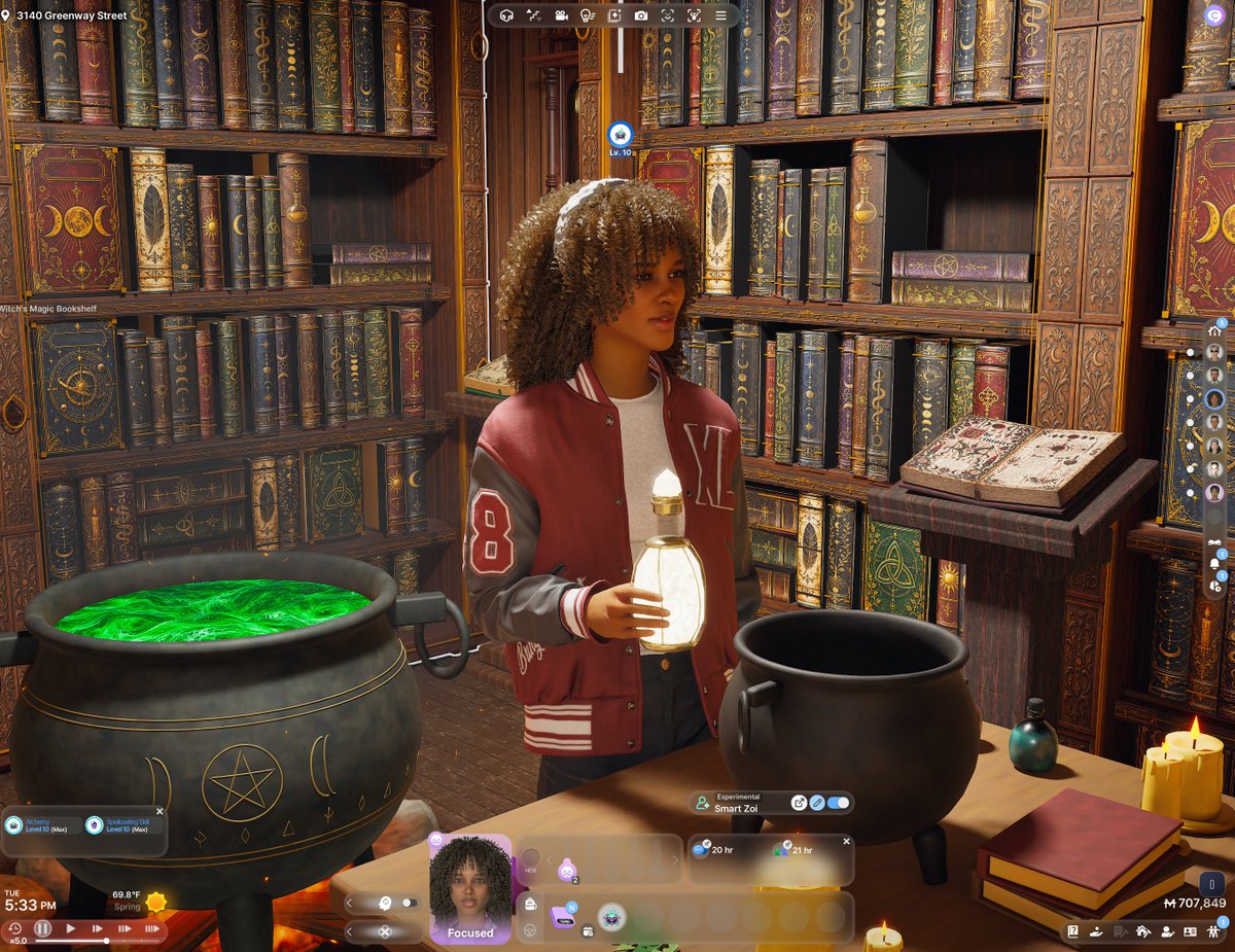 InzoiAgeOfMagic's tweet photo. Everything You see here is fully functional! Next Update For Inzoi: Age of Magic Coming Soon! #Inzoi #Magic #Witch https://t.co/lVHplOaLRd