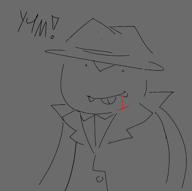 bandodium's tweet photo. who'd he get the blood from https://t.co/u0fW4g9lSx