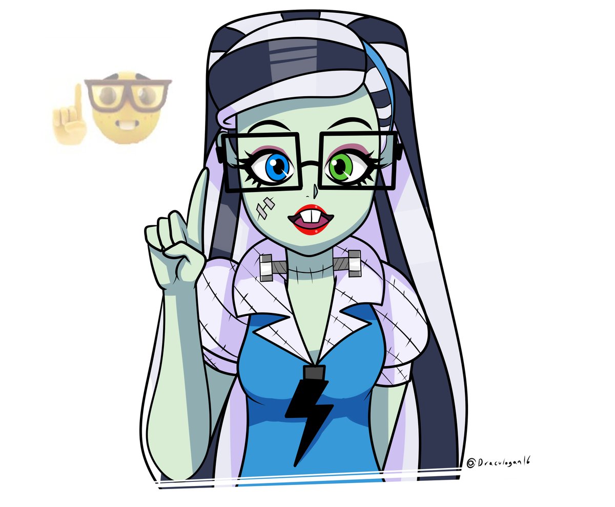 Draculogan16's tweet photo. Frankie G2 - Um actually - #monsterhigh https://t.co/XthWGCpCDD
