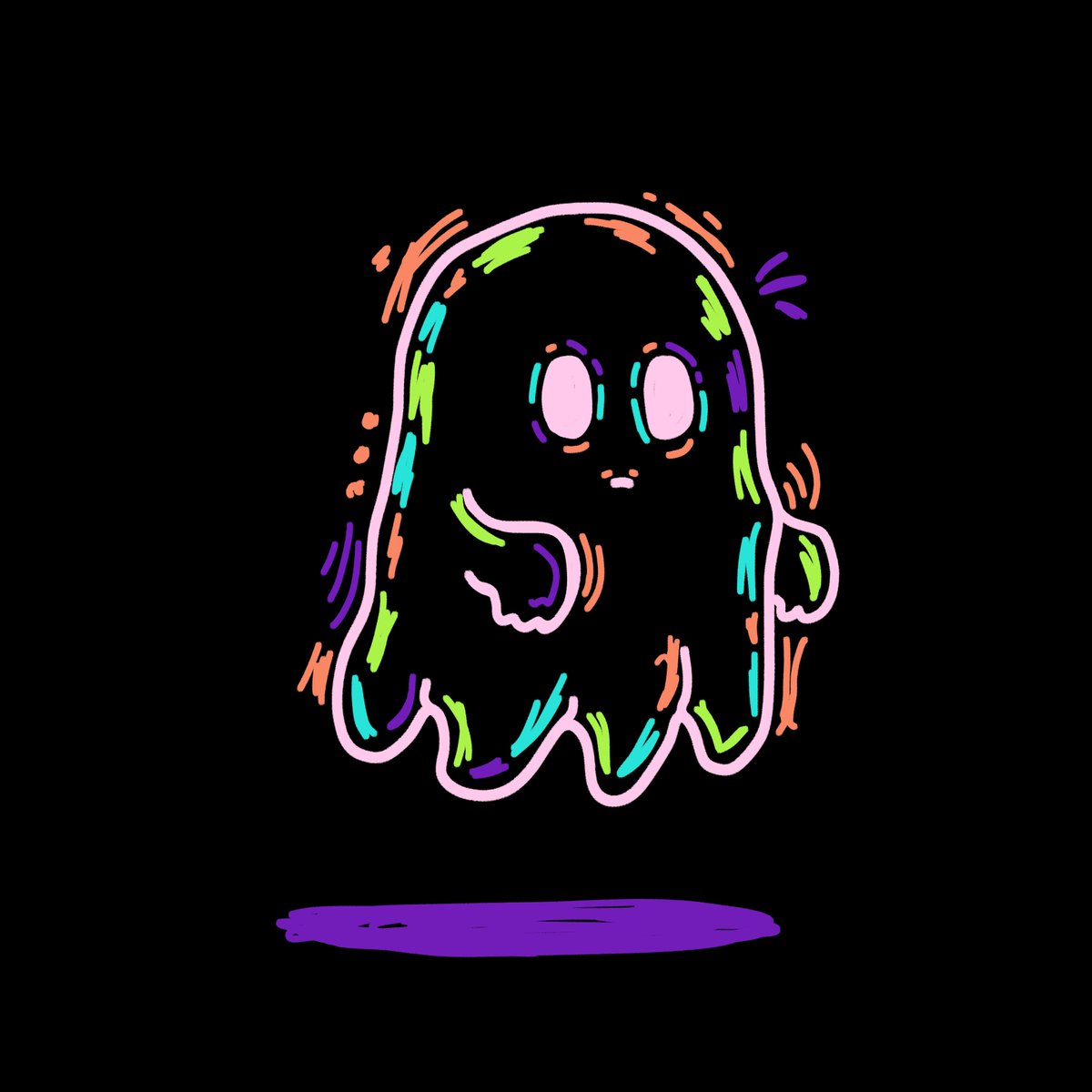 swadoki_'s tweet photo. I’m trying to learn doodle art like this, even though the lines aren’t very neat yet, lol – just using a mouse  
👻 https://t.co/qGanqrXSMr