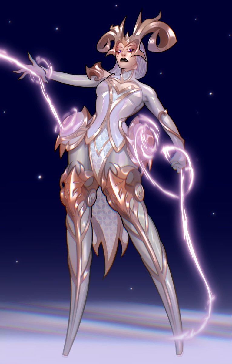 zozomaniaac's tweet photo. League of Legends Coven - Zuri’s Version ✨🔮🧙‍♀️🎃

The Crowned (Spiritual Coven):
🐑 Camille - Pure Ram (Ornn)
🦌 Lissandra - Luminous Stag (Lillia Old God scroll)
🐐 Ashe - Sacrificial Ibex (Kindred) https://t.co/LF53usyIKQ