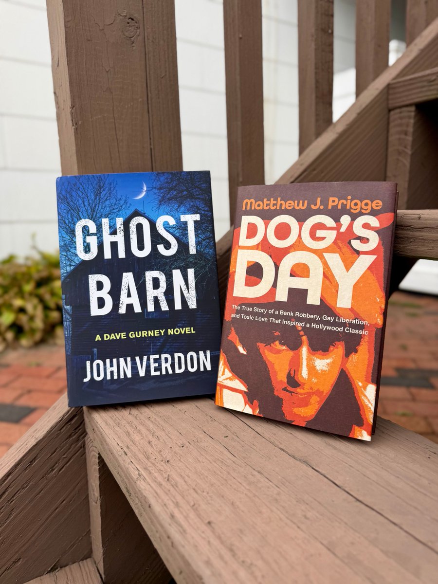 CounterpointLLC's tweet photo. On sale today! Happy book birthday to John Verdon's GHOST BARN and Matthew J. Prigge's DOG'S DAY 📚 🥳 

#NewBookTuesday https://t.co/n3a50EUPph