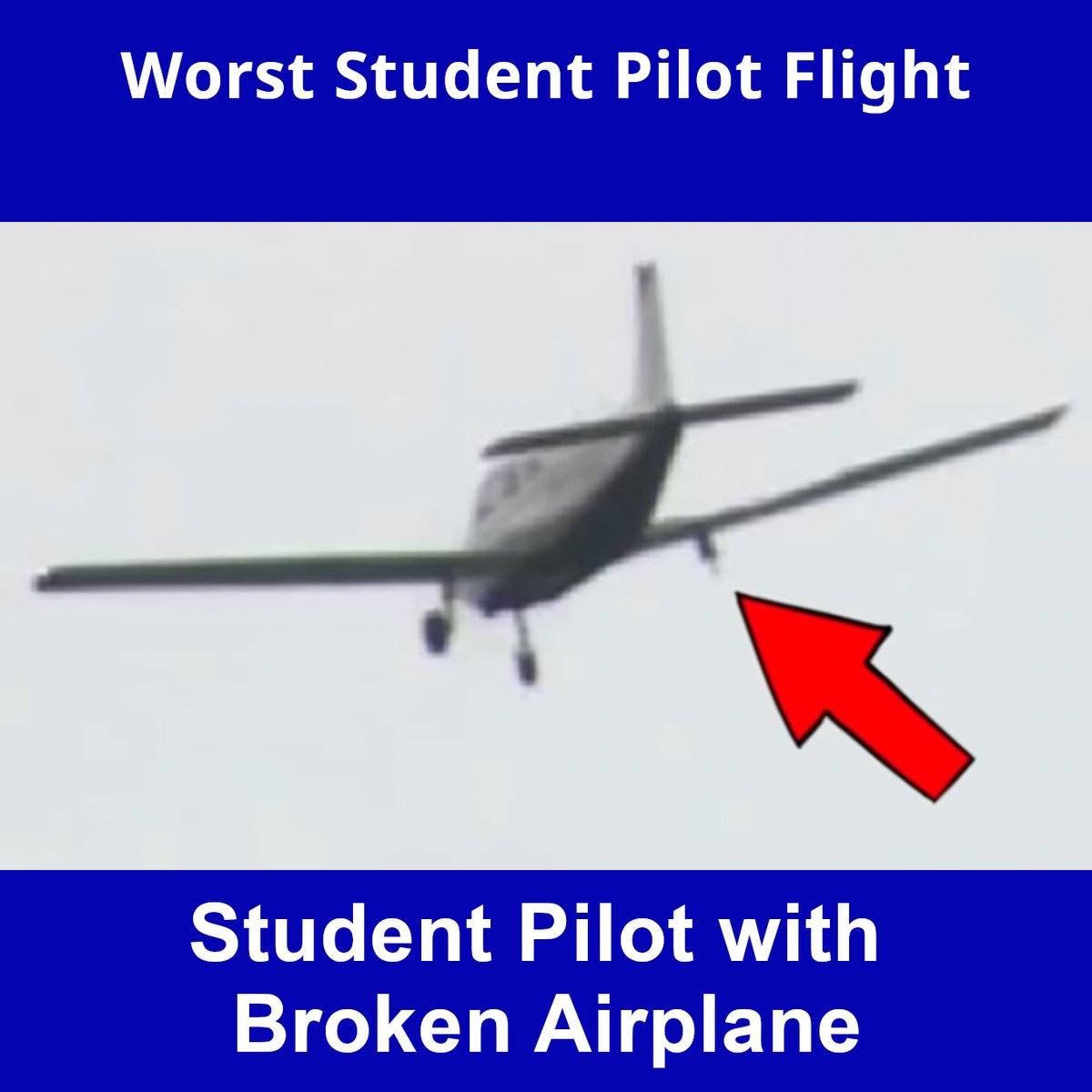 500wayscom's tweet photo. Watch the video as air traffic controllers try to help student pilot on the worst solo flight at https://t.co/JtLC0TGRI5 (#studentPilot #soloFlight #airplane #airplaneIncident #landing #landingAirplane #airplaneLanding #studentSolo #worstLanding #worstAirplane #worstMaintenance) https://t.co/TYJ2jaFpkE