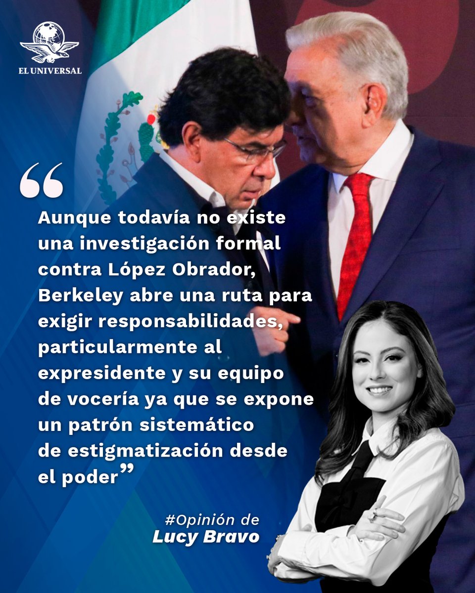 El_Universal_Mx's tweet photo. México: tercera llamada | #Opinión de @BravoLucy 🖊️

"La CIDH de la OEA. A través de su Informe Especial sobre Desaparición de Personas en México, la CIDH dinamitó la narrativa de inocencia oficial al documentar la abierta aquiescencia, omisión y colusión de agentes estatales con las redes del crimen organizado".

https://t.co/trxK9AAYui