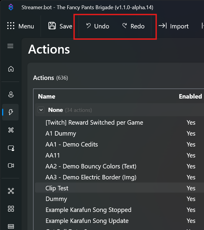 streamerdotbot's tweet photo. We've recently released more alphas for both bots.
Streamerbot:
More @OBSBOT_Official 
Better Action Queues
Action History Filters
New Undo/Redo Abilities
Better Twitch GIF Support
Tons of Fixes

Speakerbot:
Gemini TTS Engine
Better Enable/Disable Toggle
Tons of Fixes https://t.co/VsqkcPirI6