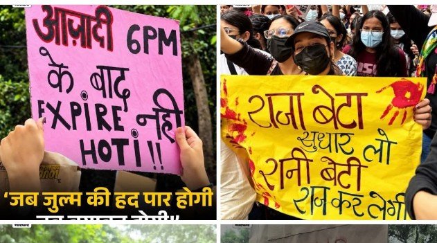 Ashish11464375's tweet photo. नई दिल्ली में मिरांडा हाउस से दिल्ली विश्वविद्यालय के फैकल्टी ऑफ आर्ट्स तक ‘हम आजाद हैं सॉलिडैरिटी मार्च’ निकाला गया। मार्च में महिला छात्रों ने हिस्सा लिया। इस दौरान प्रतिभागियों ने हाथों में पोस्टर और बैनर लेकर अपनी मांगों और संदेशों के साथ मार्च किया।
#HumAzadHain #Solidarity https://t.co/25sZxFLAeA