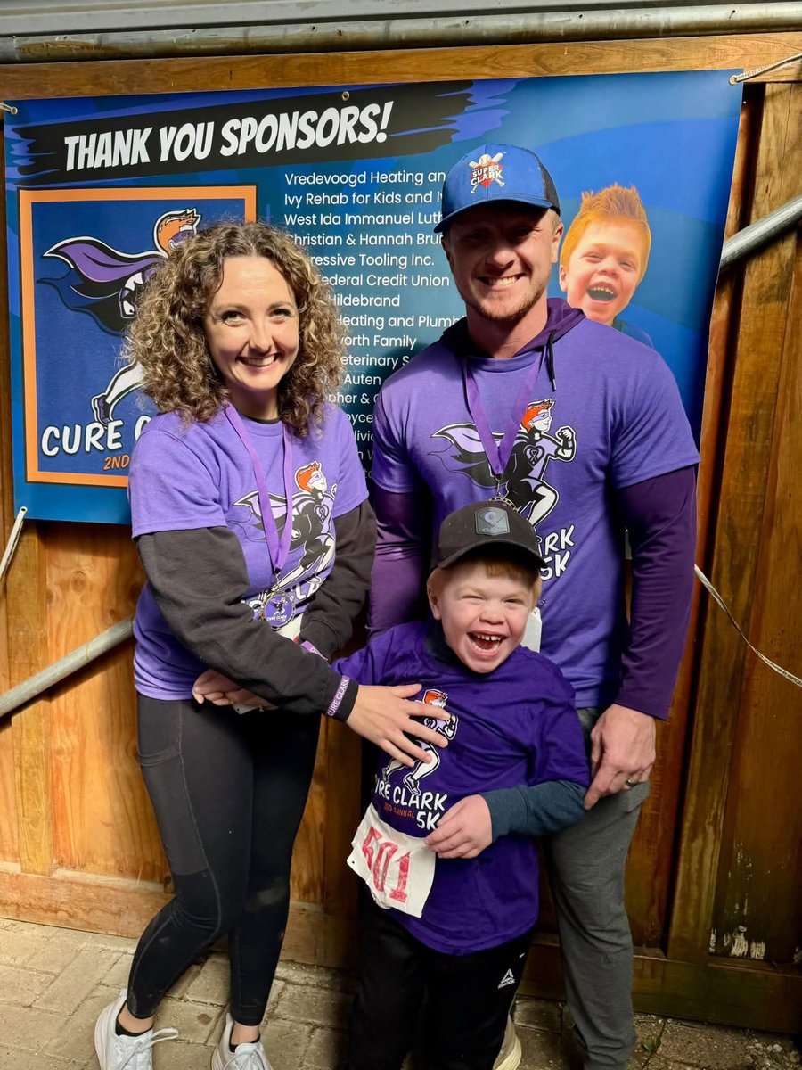 iron_brutus's tweet photo. We got some awesome news today!

We have begun the process of getting Clark the newly appoved gene therapy, FAYUVI, for sanfilippo syndrome!

Upon approval, the drug manufacturer released the list of treatment centers where this treatment could be administered. The closest locations to us (we live in central Michigan) was Nationwide in Columbus and then the same hospital in Minneapolis where he currently gets his clinical trial drug.

Well today we found out that his geneticist and her team at UofM Mott Children's Hospital have been fighting for him behind the scenes.

The drug company has said YES for the treatment to be administered at Mott! 🥳 

With the amount of traveling we have done over the last year and a half to Minnesota, it is a HUGE blessing that he will be able to receive this life saving treatment only an hour from home where we can have family present for such an emotional moment.

The Wolverines continue to show up for our little Buckeye in such profound ways ❤️ 

Take a look at how happy he was at our 2nd Cure Clark 5k this past weekend 🥰