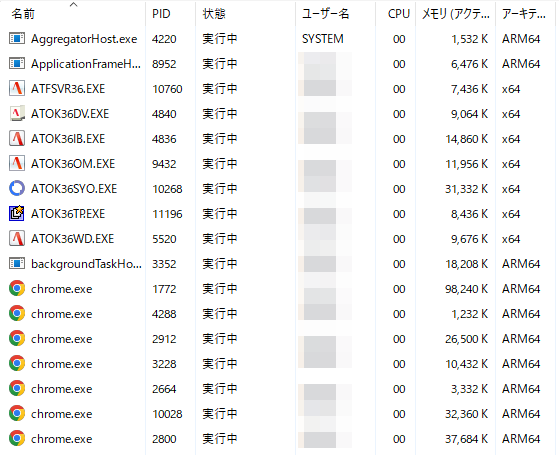 naosan1963's tweet photo. Windows 11 ARM64版利用開始(1)
ChromeはARM64ネイティブで動く。
ATOKはx86エミュPRISMで動くみたい。
Shuriken 2018もPRISMで問題なく動く。
これでWebブラウズとメール、日本語入力環境は整った。
#windows #arm #justsystems #atok https://t.co/DzocD04JVJ