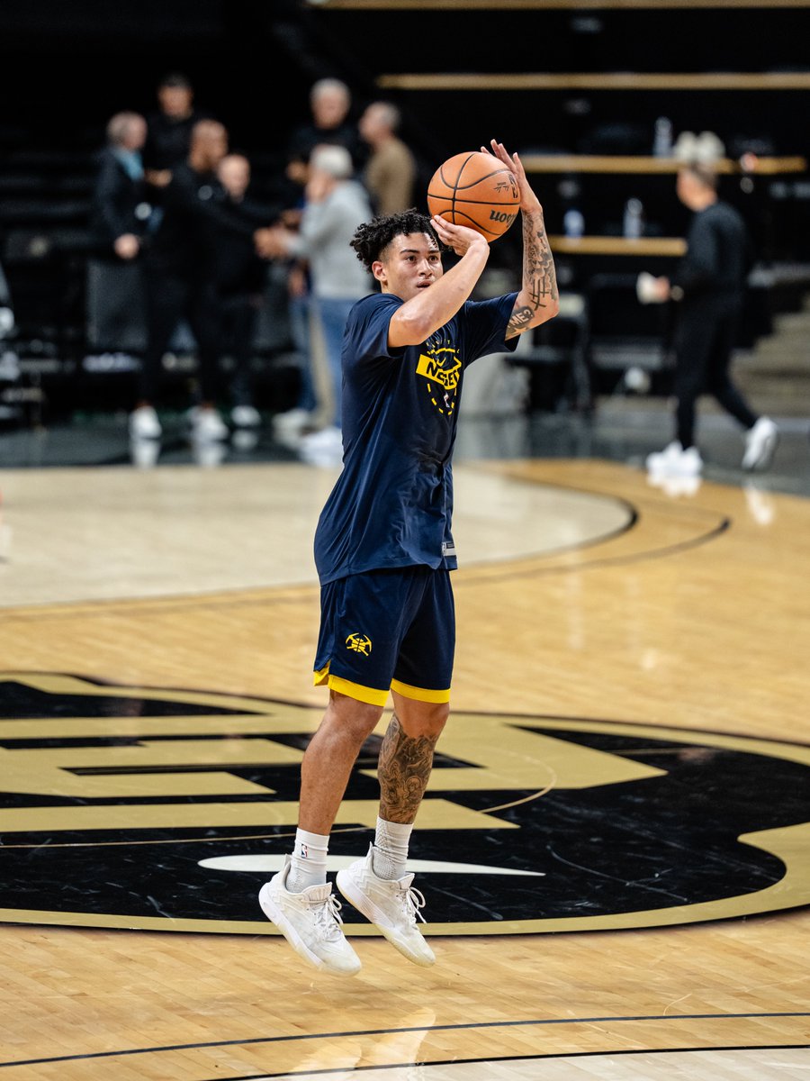 CUBuffs's tweet photo. It's a @nuggets takeover at CUEC! 

#GoBuffs x #MileHighBasketball https://t.co/9kcFkgNxkx