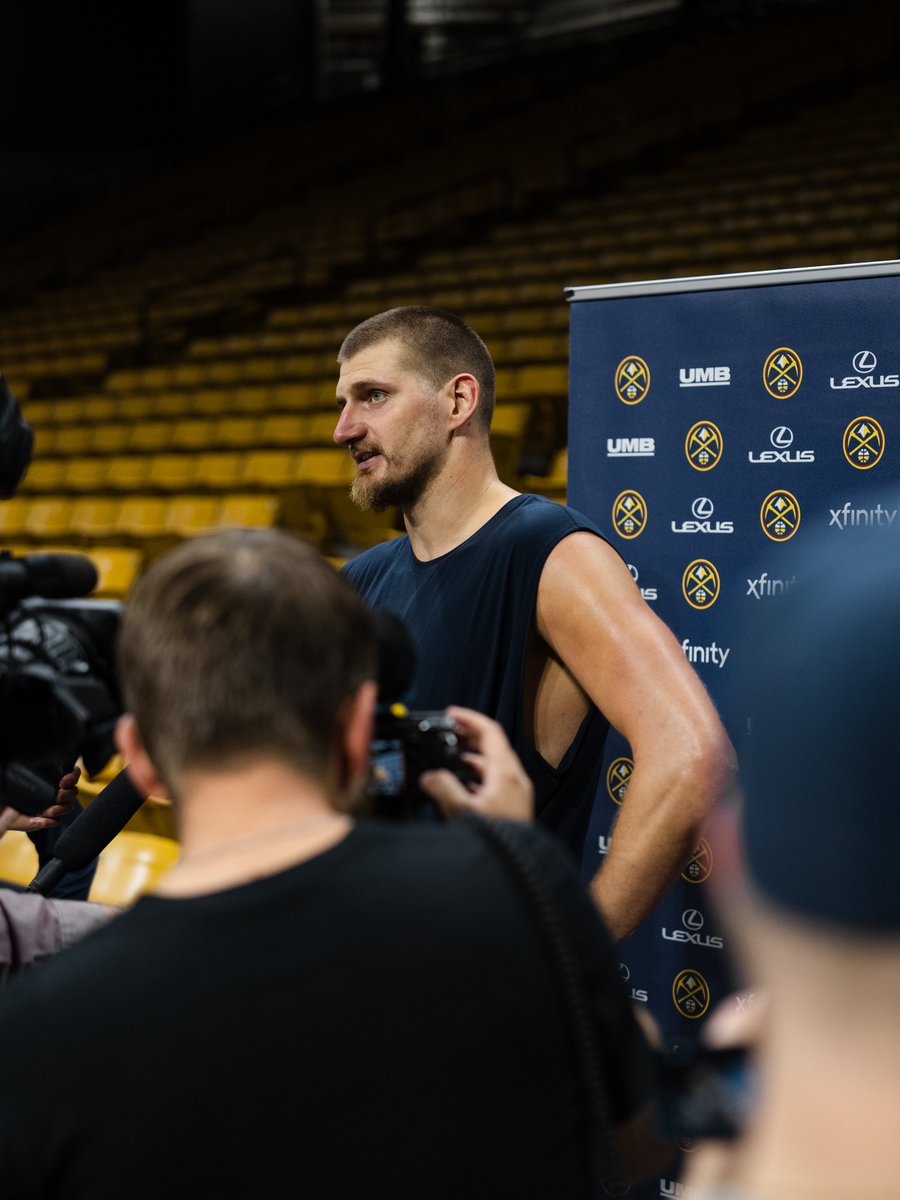 CUBuffs's tweet photo. It's a @nuggets takeover at CUEC! 

#GoBuffs x #MileHighBasketball https://t.co/9kcFkgNxkx